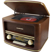 Soundmaster - Radio DAB+/UKW Nostalgieradio NR961 Holzfurnier Retro,CD,USB,BT − 2 Stück