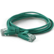 Wantec - Patchkabel Kupfer UTP-Patchkabel Cat.6A gn 7323 gn 0,1m 0,1m RJ45 2,8mm