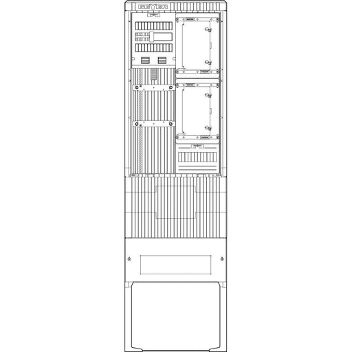 ABN - Zähler-Komplettschrank Zähleranschlusssäule SZ205ZZ1411 1 ZP TSG 4pol