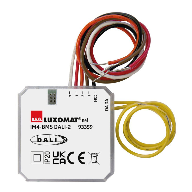BEG Brück Electronic - Bussystem-Binäreingang Tasterschnittstelle IM4-BMSDALI-2transp