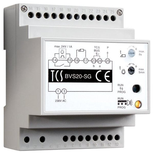 TCS Tür Control - Netzgerät für Türkommunikation BUS-Steuergerät BVS20-SG REG,20/2Stationsmod