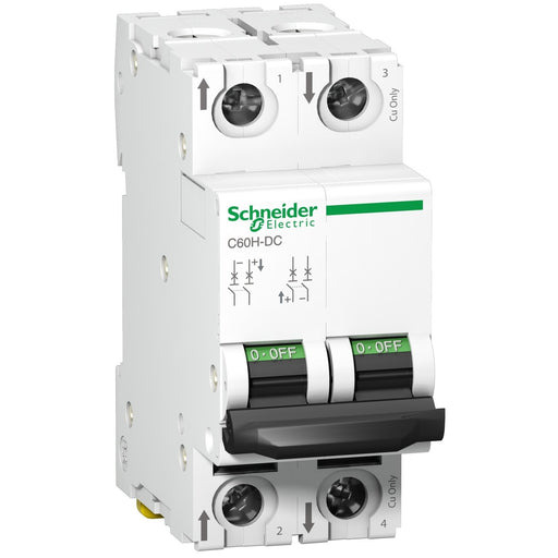 Schneider Electric - Leitungsschutzschalter LS-Schalter A9N61521 2P 1A C C60H-DC