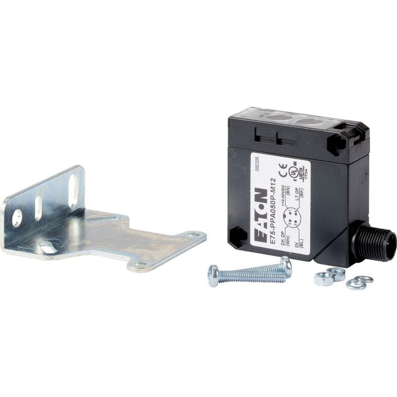 Eaton - Lichttaster energetisch Näherungssensor 10-30V DC E75-PPA050P-M12 Sn=10-50cm 18-30V