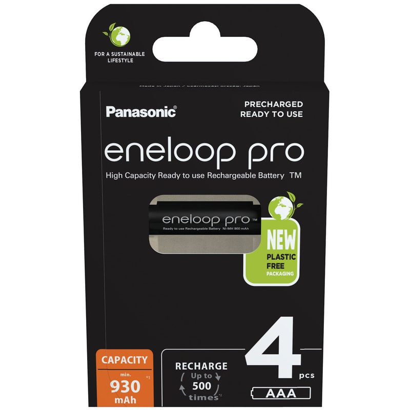 Hückmann - Akku Micro AAA eneloop pro BK-4HCDE/4BE(VE4) 930mAh