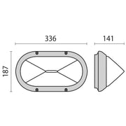 Performance in Light - Decken-/Wandleuchte Wand- und Deckenleuchte 001804 1x75W IAA A60