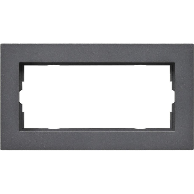 Gira - Abdeckrahmen 2fach anth 1002235 ohne M