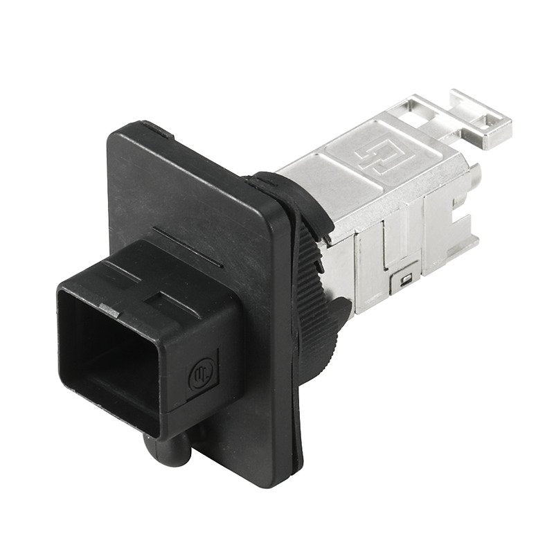 Weidmüller - Modularer Steckverbinder RJ45 Set werkzeuglos IE-BS-V04P-RJ45-FJ-A Kupplung − 10 Stück