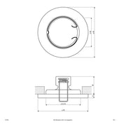 EVN Lichttechnik - Downlight/Strahler/Flutlicht NV EB-Leuchte 513 001 ws 50W 12V IP20