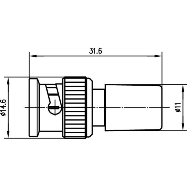 Telegärtner - Abschlusswiderstand BNC-Abschlusswiderstandsst 100023626 50 Ohm,0,5W − 5 Stück