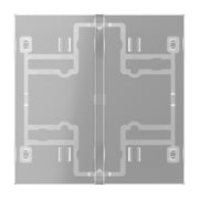 Jung - Abdeckung/Bedienelement für Installationsschalterprogramme Tastensatz 2fach 402 TSA T transparent