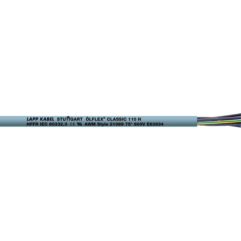 Lapp Kabel&Leitung - Energiekabel < 1 kV, für ortsveränderlichen Einsatz ÖLFLEX CLASSIC 110 H 7G4 10019952/50 − 50 Meter