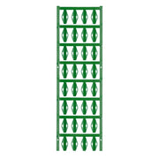 Weidmüller - Kabelmarkierungssystem Leitermarkierer SFX 10/23 NE GN V2 MultiCard,23x10mm − 160 Stück