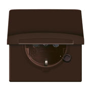 Busch-Jaeger - Steckdose Schuko-Steckdoseneinsatz 20 EUGKB-31-101 IP44 braun