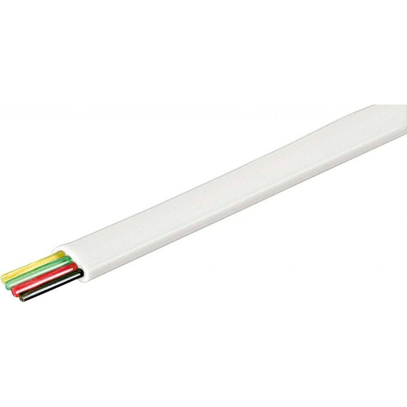 Goobay - Daten- und Kommunikationskabel Telefonflachkabel 100 m R. 50268 AWG30 CU 4adrig