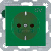 Berker - Steckdose SCHUKO-Steckdose 47231903 grün matt