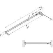 Hera - Decken-/Wandleuchte LED-Schrankinnenleuchte 61001213101 417mm