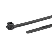 HellermannTyton - Kabelbinder X80L-PA66W-BK (100) 385x4,65 mm, schwarz − 100 Stück