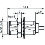 Telegärtner - Koax-Steckverbinder SMA-Einbaubuchse 50Ohm 100024708 AU 608 − 5 Stück
