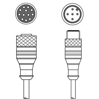 Leuze - Konfektioniertes Sensor-Aktor-Kabel Verbindungsleitung KDS S-12-CA#50148540