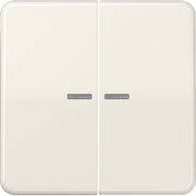 Jung - Bussystem-Tastsensor KNX RF Taster 2fach CD 10921 ST RF Duroplast, Serie CD