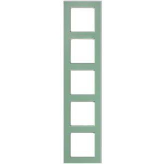 Peha - Abdeckrahmen Rahmen 5-fach D 20.675.243.022 Glaseffekt jade-rws