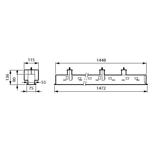 Philips Lighting - Decken-/Wandleuchte LED-Einbauleuchte RC531B LED #62696600 TW