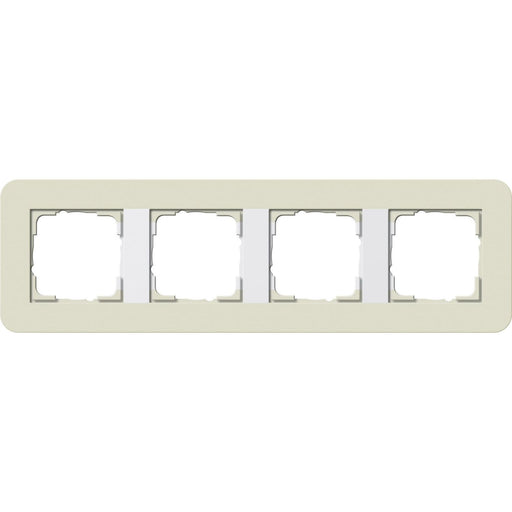 Gira - Abdeckrahmen 4fach 0214417 Sand/Reinweiß
