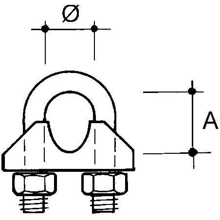 Niedax - Zubehör/Ersatzteile für Abspannseil EKLIPS-Band/Seilbf. CWG-6 − 25 Stück