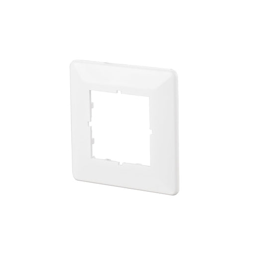 Metz Connect - Abdeckrahmen für Schaltermaterial Sockelleistenkanal Abdeckplatte 80x80 816718-0127-I verkehrsws E-DAT C6 − 10 Stück