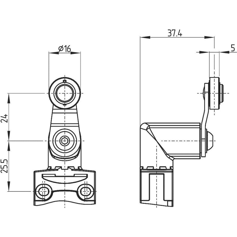 Schmersal - Einzelpositionsschalter Positionsschalter PS116-Z11-ST-H200