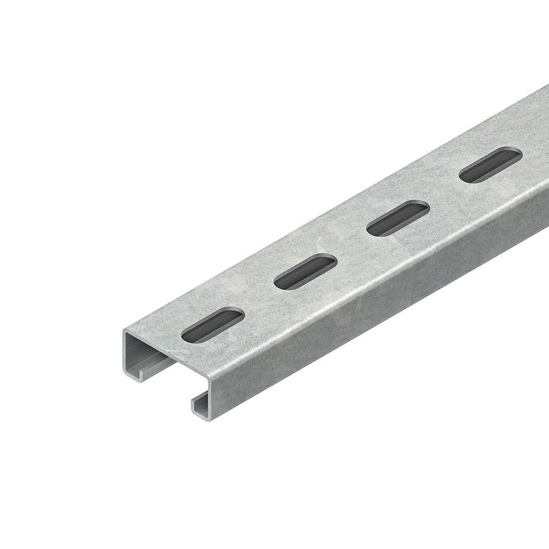 Niedax - Stiel/Profilschiene Ankerschiene 2986/4 GL9 − 4 Meter