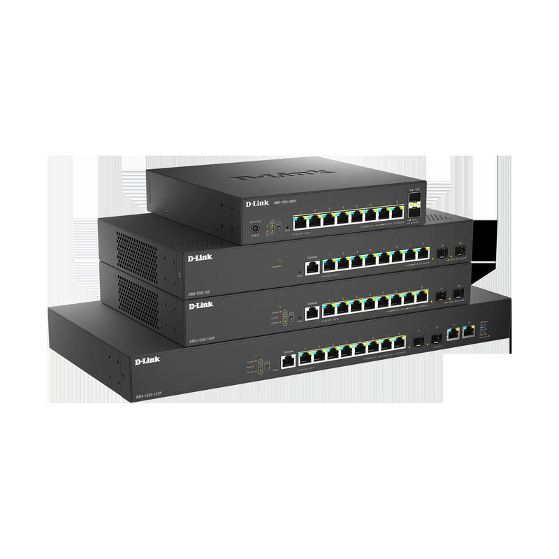 DLink - Netzwerk Switch 10-Port 2.5G BASE-T PoE, DMS-1250-10SPL/E 2-port 10G SFP+ port