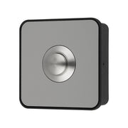 Grothe - Klingeldrücker Etagenplatte Piccolo Piazza sw V2 1 We, sw