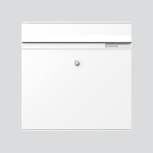 Siedle&Söhne - Montageelement für Türstation Briefkasten-Modul BKM 611-4/4-0 W weiss, m.Einwurfk