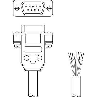 Leuze - Konfektioniertes Sensor-Aktor-Kabel Verbindungsleitung KB 021 Z