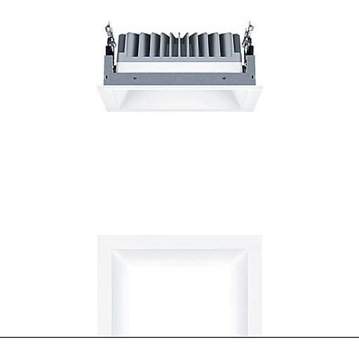 Zumtobel Group - Downlight/Strahler/Flutlicht LED - Deckeneinbauleuchte PANOS EVO #60816129 Q190L 840 LDO WH WH