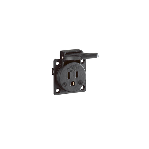 ABL - Steckdose EB-Steckdose UL UL12500 125V/schwarz +AUTOM. − 100 Stück