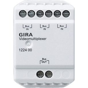 Gira - Zusatzgerät für Türkommunikation Videomultiplexer 122400 Türkommunikation