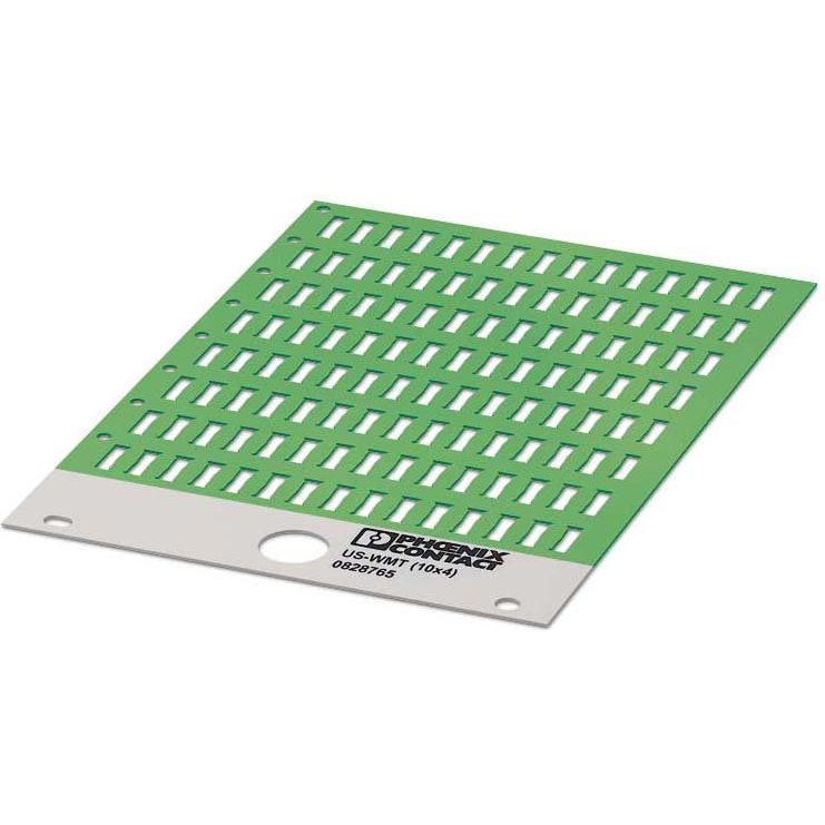 Phoenix Contact - Kabelmarkierungssystem Kabelmarker US-WMT (10X4) GN − 10 Stück