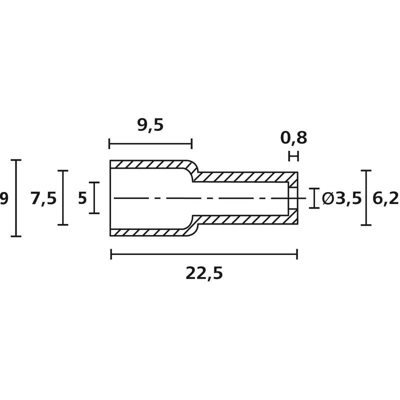 HellermannTyton - Durchführungstülle Schutzkappe HV4819-PVC-NA-N1 − 2000 Stück