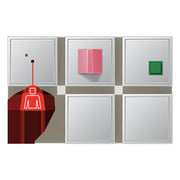 Jung - Behindertenelement für Installationsschalterprogramme Notrufset mit USV NRS AL 0834-2-L − 1 Stück