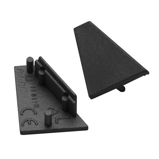Brumberg Leuchten - Mechanisches Zubehör/Ersatzteile für Leuchten Endstück für Eckprofil 53073080 schwarz