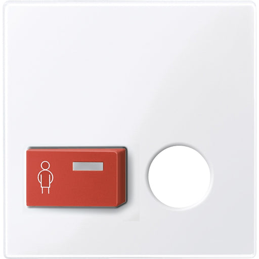 Merten - Zentralelement Klinikinstallation Zentralplatte aws/gl 450625 für Ruftaster