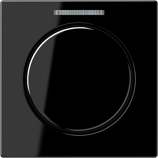 Jung - Abdeckung/Bedienelement für Installationsschalterprogramme Abdeckung für Drehsensor A 1540 KO5 SW schwarz − 1 Stück