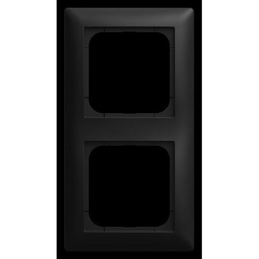 Busch-Jaeger - Abdeckrahmen 1722-915 2-fach schwarz