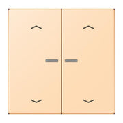 Jung - Abdeckung/Bedienelement für Installationsschalterprogramme Wippe mit Lichtleiter LC 102 KO5P 223 ocre