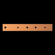 Striebel&John - Sammelschiene Kupferschiene ZX1070 40x10mm L:298mm