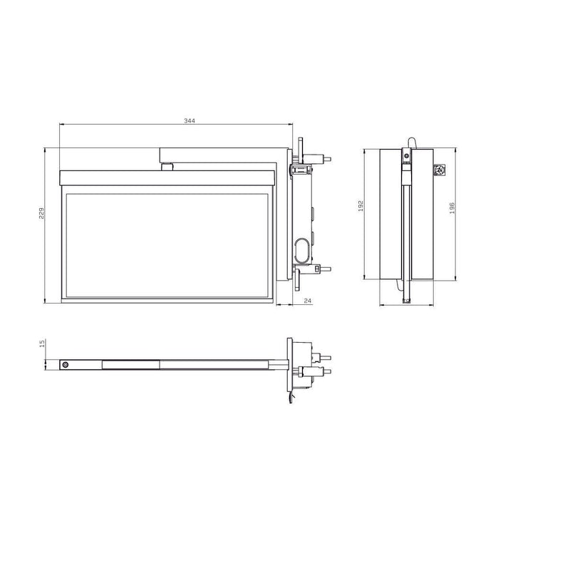 RP-Technik - Sicherheitsleuchte LED-Rettungszeichenleuchte AXRA009ML-AZ ZB + ML, anthrazit