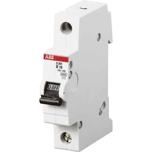 ABB Stotz S&J - Leitungsschutzschalter Sicherungsautomat S201-B16 2CDS251001R 6kA 16A B 1p o.ZE