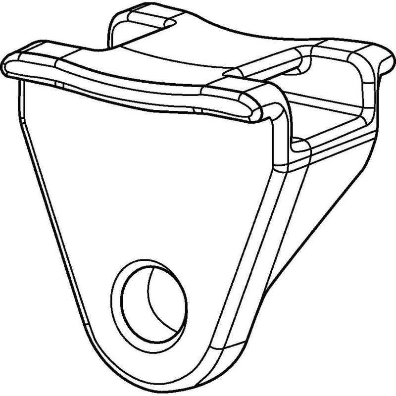 HellermannTyton - Befestigungssockel und -element für Kabelbinder Kabelhalter SAM83 − 500 Stück